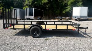 76X14 FLAT ANGLE IRON UTILITY TRAILER