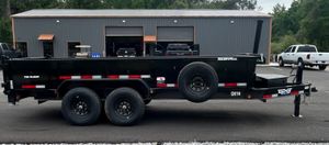 7X16X2 TELESCOPE DUMP TRAILER 14K