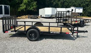 76X12 DOVETAIL TUBE TOP UTILITY TRAILER