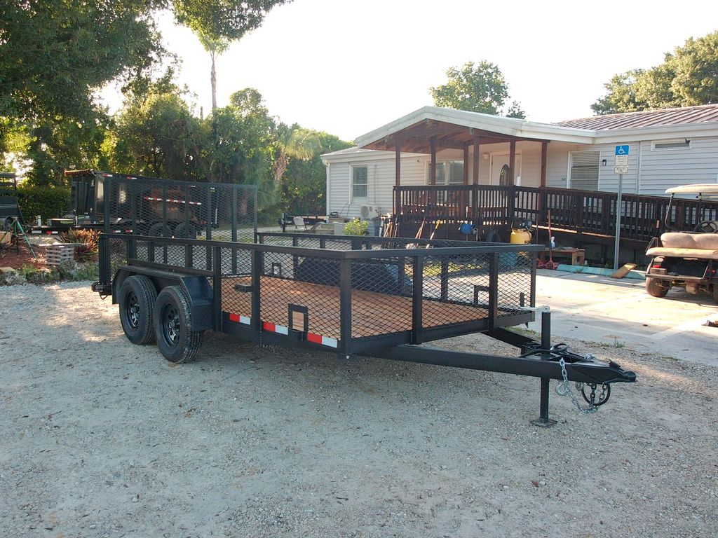 New 2027 Worldwide 7 x 14 2 ft Mesh Utility Trailer 7,000 lb GVWR — Trailer Tails LLC — view 3