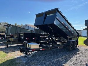 New 2026 Southland 7 x 14 High Side Dump Trailer 14k GVWR