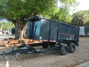 New 2026 AMP 6 x 12 High Side Dump Trailer 10k GVWR