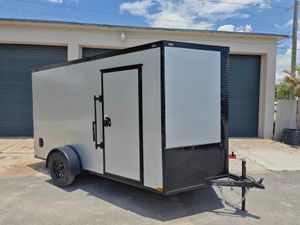 New 2025 Quality Cargo 6 x 12 Enclosed Trailer 3.5k GVWR