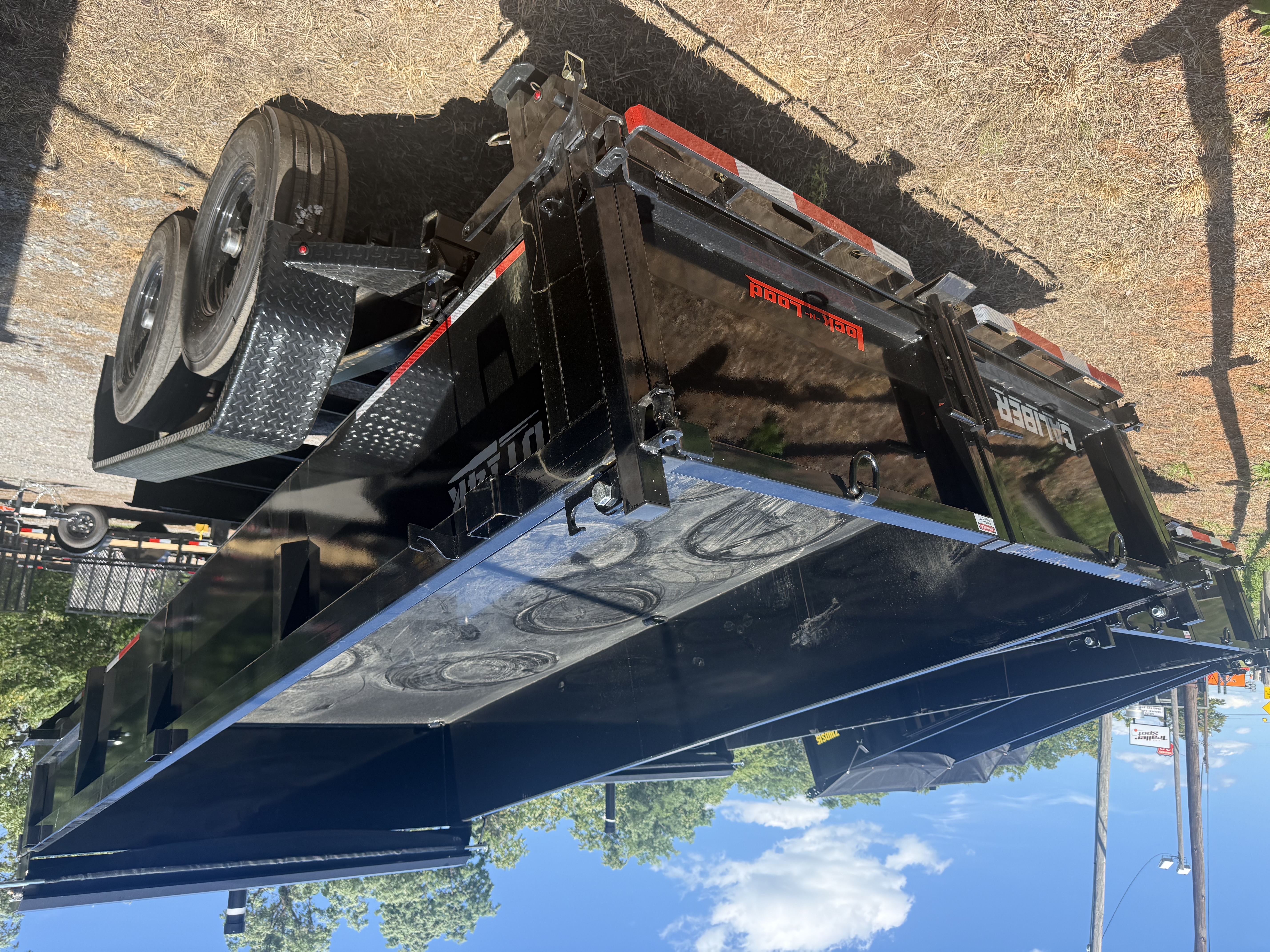 7x14 2 Sides Caliber 14K Dump Trailer for sale near Lynchburg VA