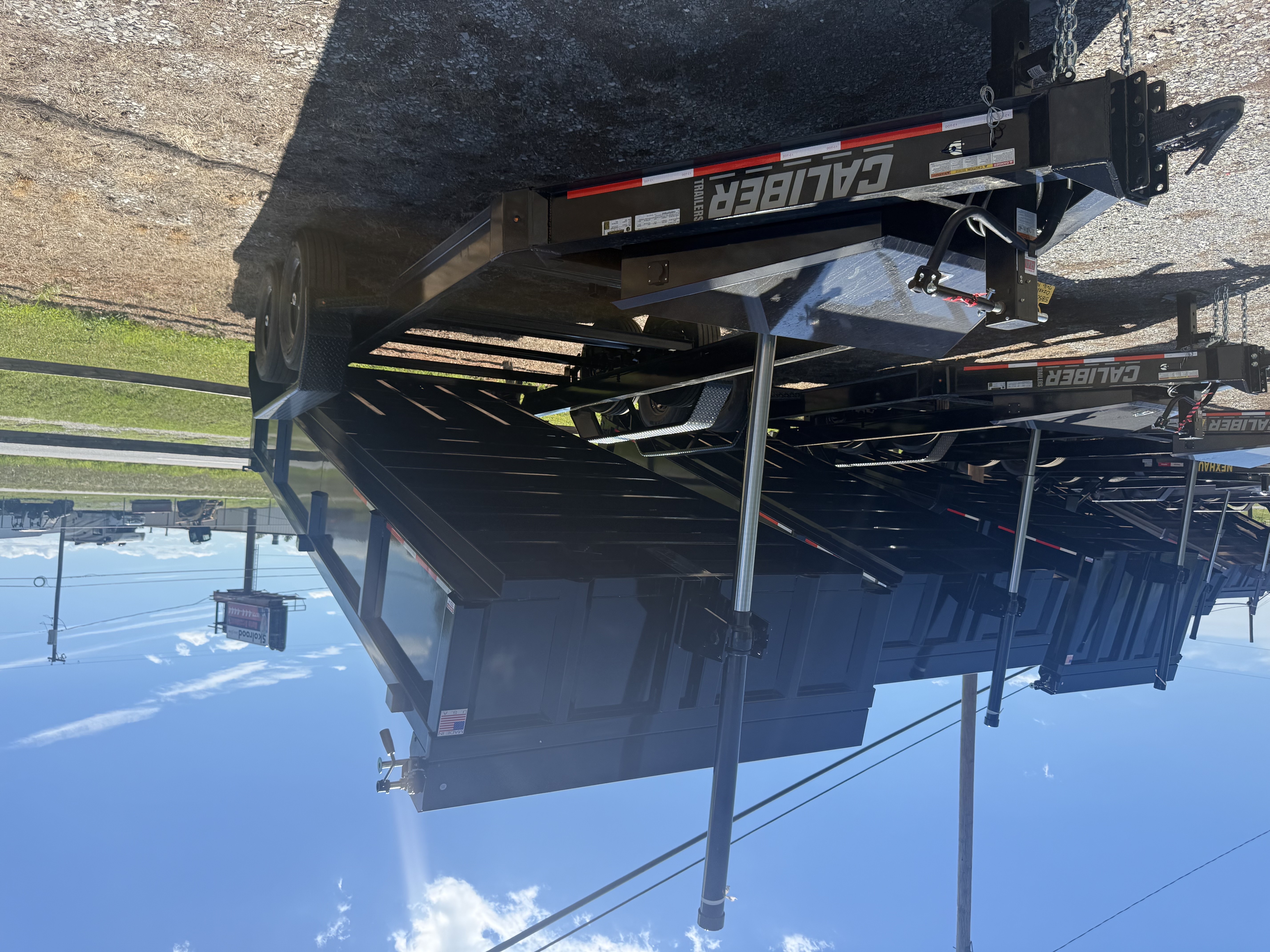 7x16 2 Sides Caliber 14K Dump Trailer for sale near Lynchburg VA