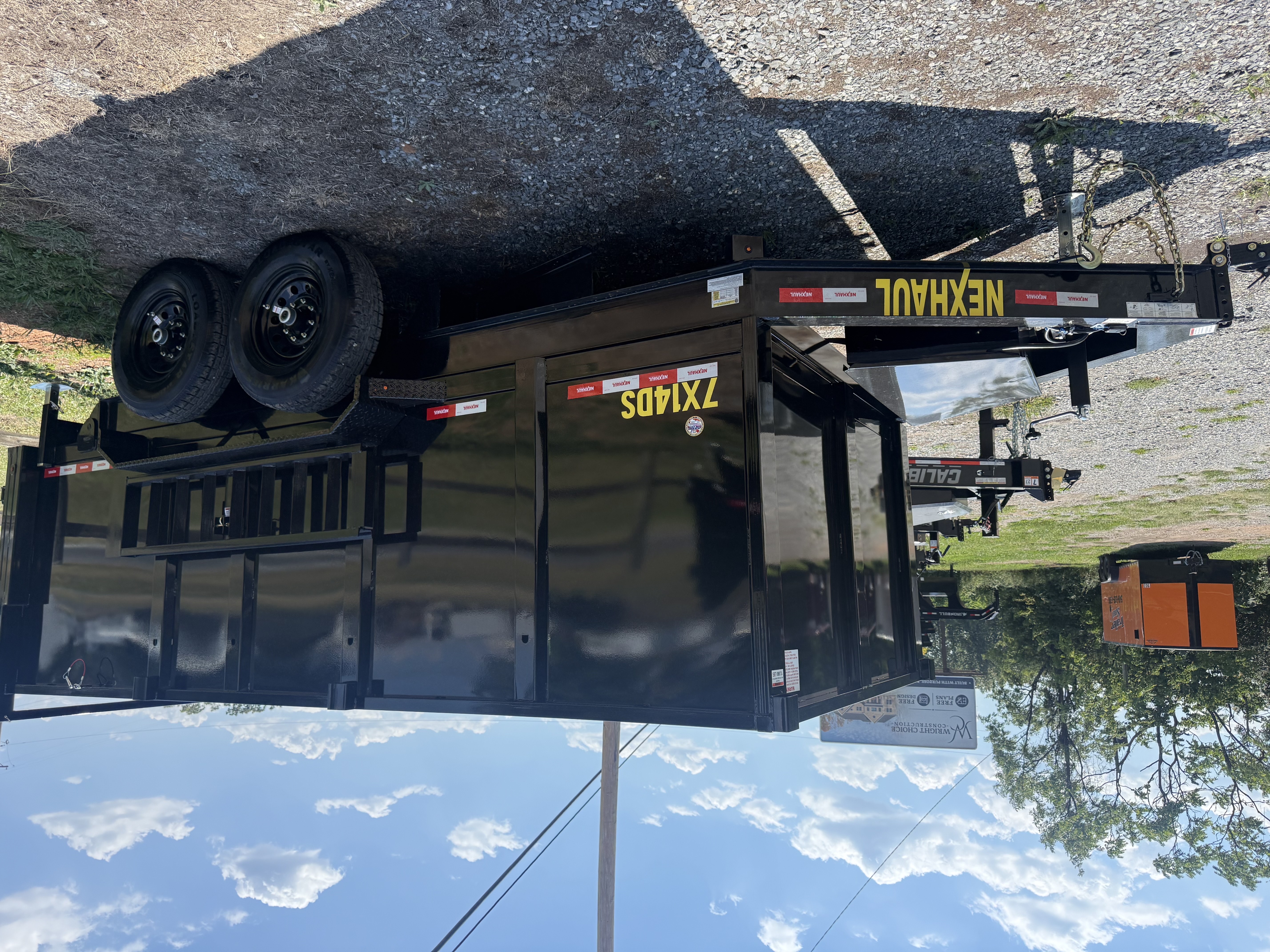 7x14 Nexhaul Dump Trailer W 4ft Walls for sale near Lynchburg VA