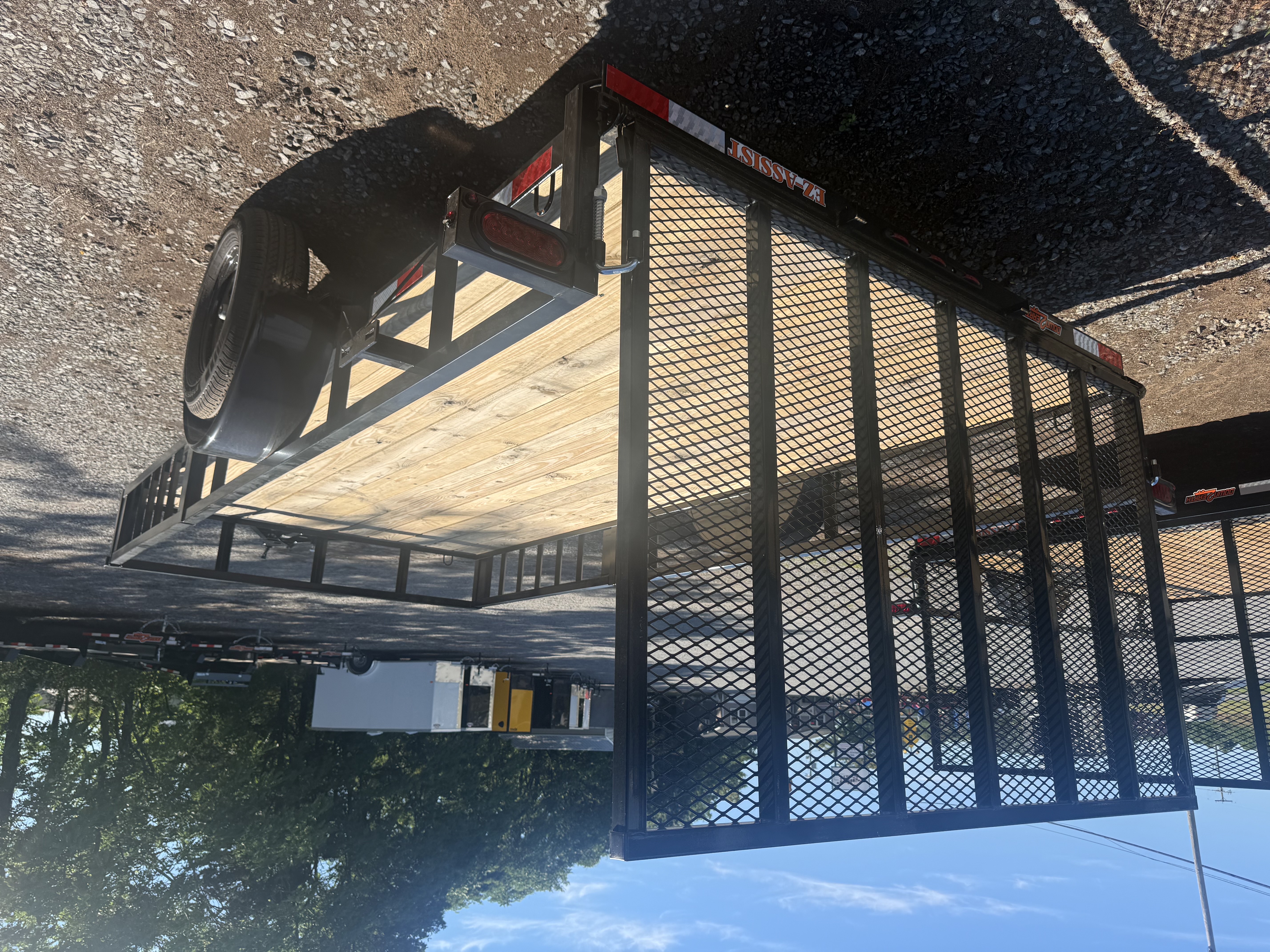82x14 Single Axle Side Load ATV Style Ramps In Rails for sale near Lynchburg VA