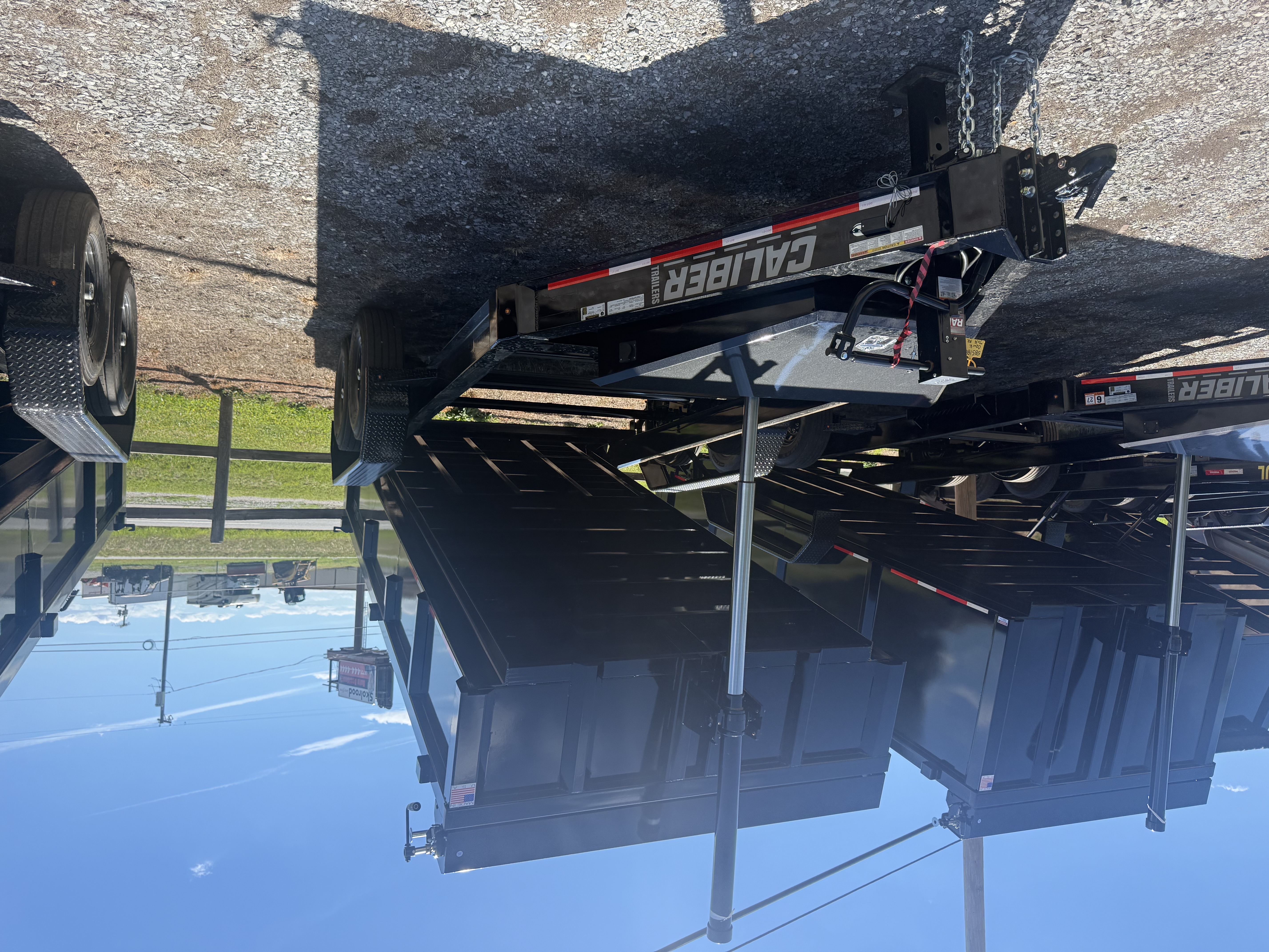 7x14 2 Sides Caliber 14K Dump Trailer for sale near Lynchburg VA