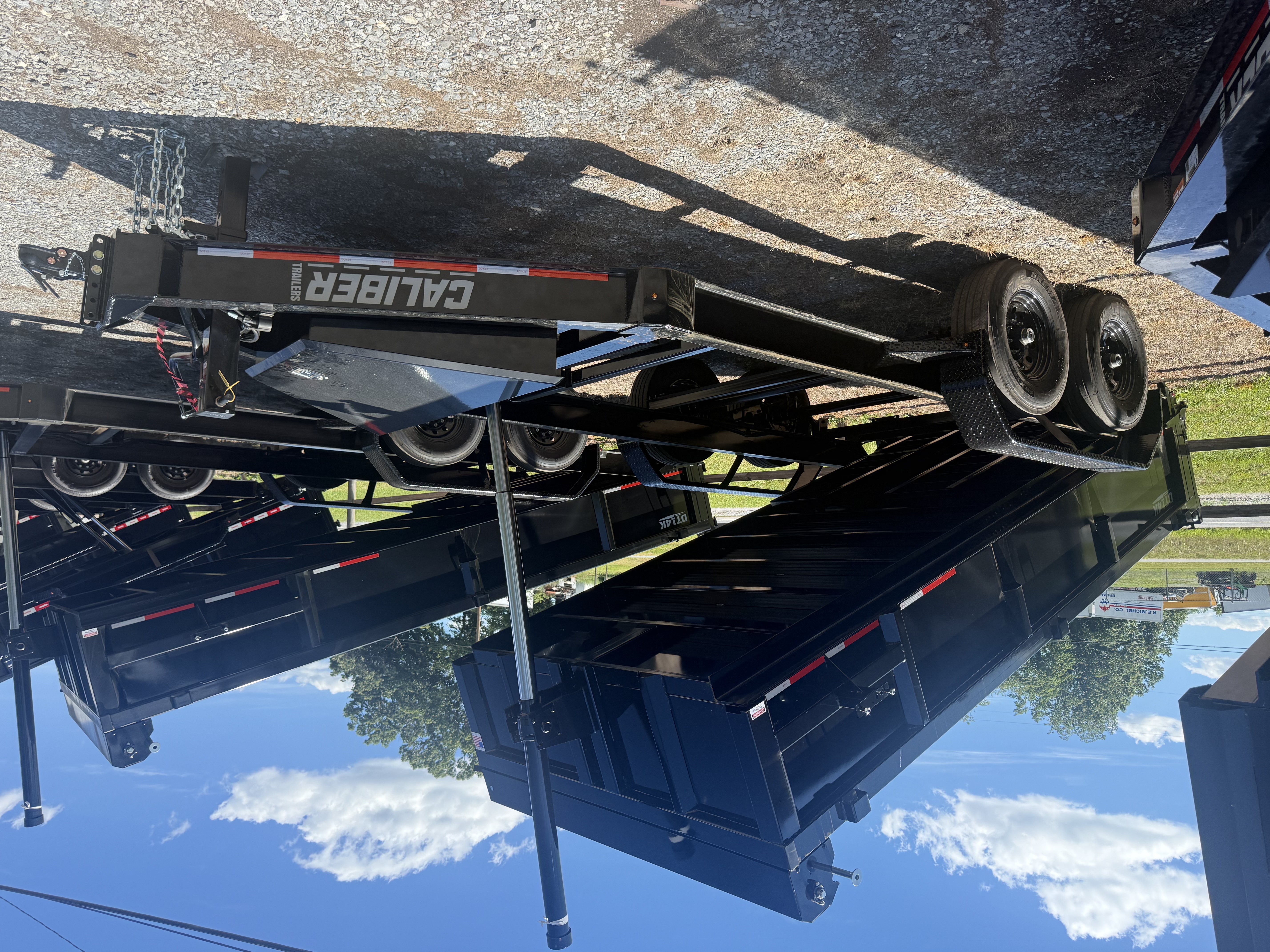 7x14 2 Sides Caliber 14K Dump Trailer for sale near Lynchburg VA