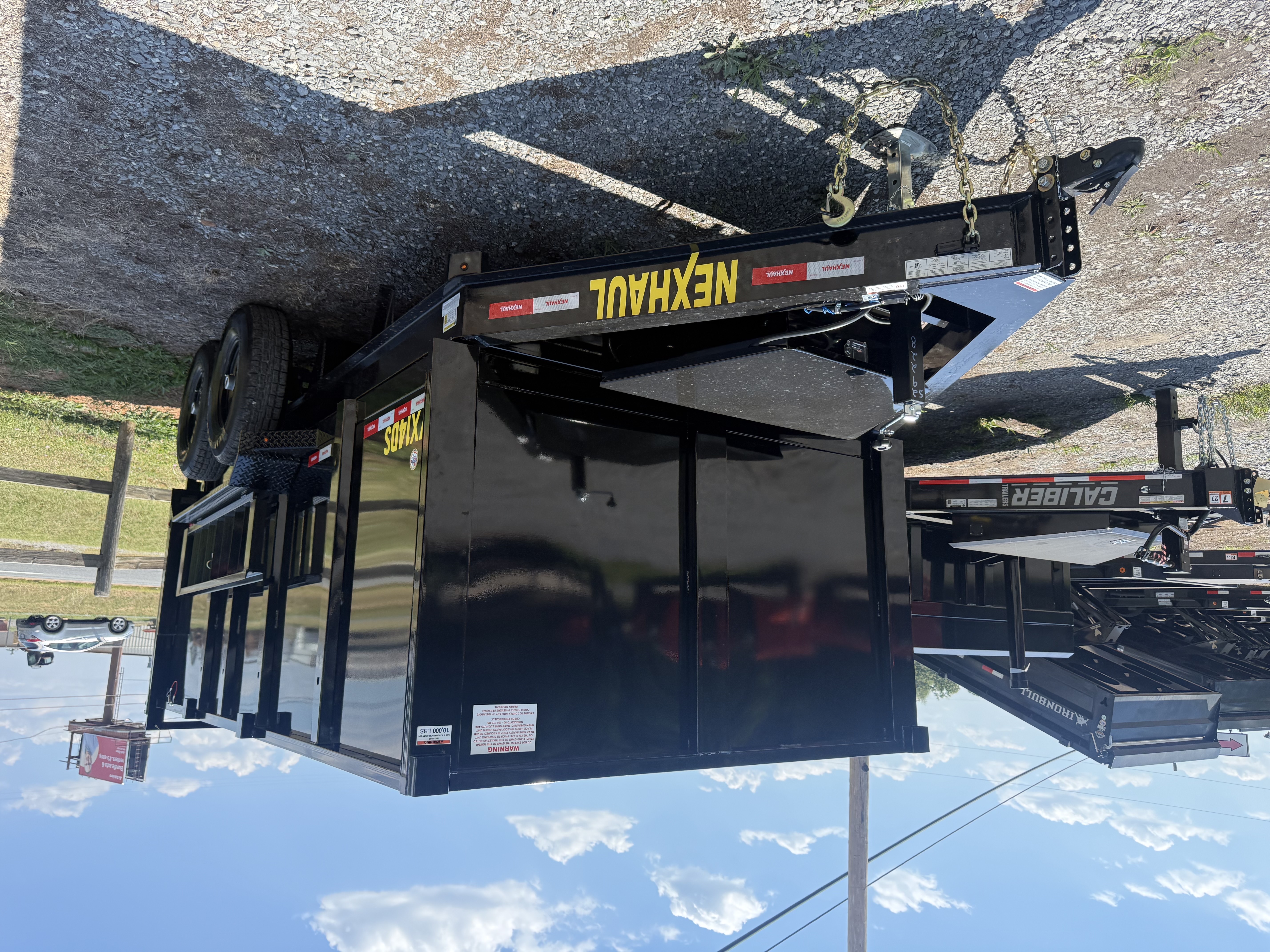 7x14 Nexhaul Dump Trailer W 4ft Walls for sale near Lynchburg VA