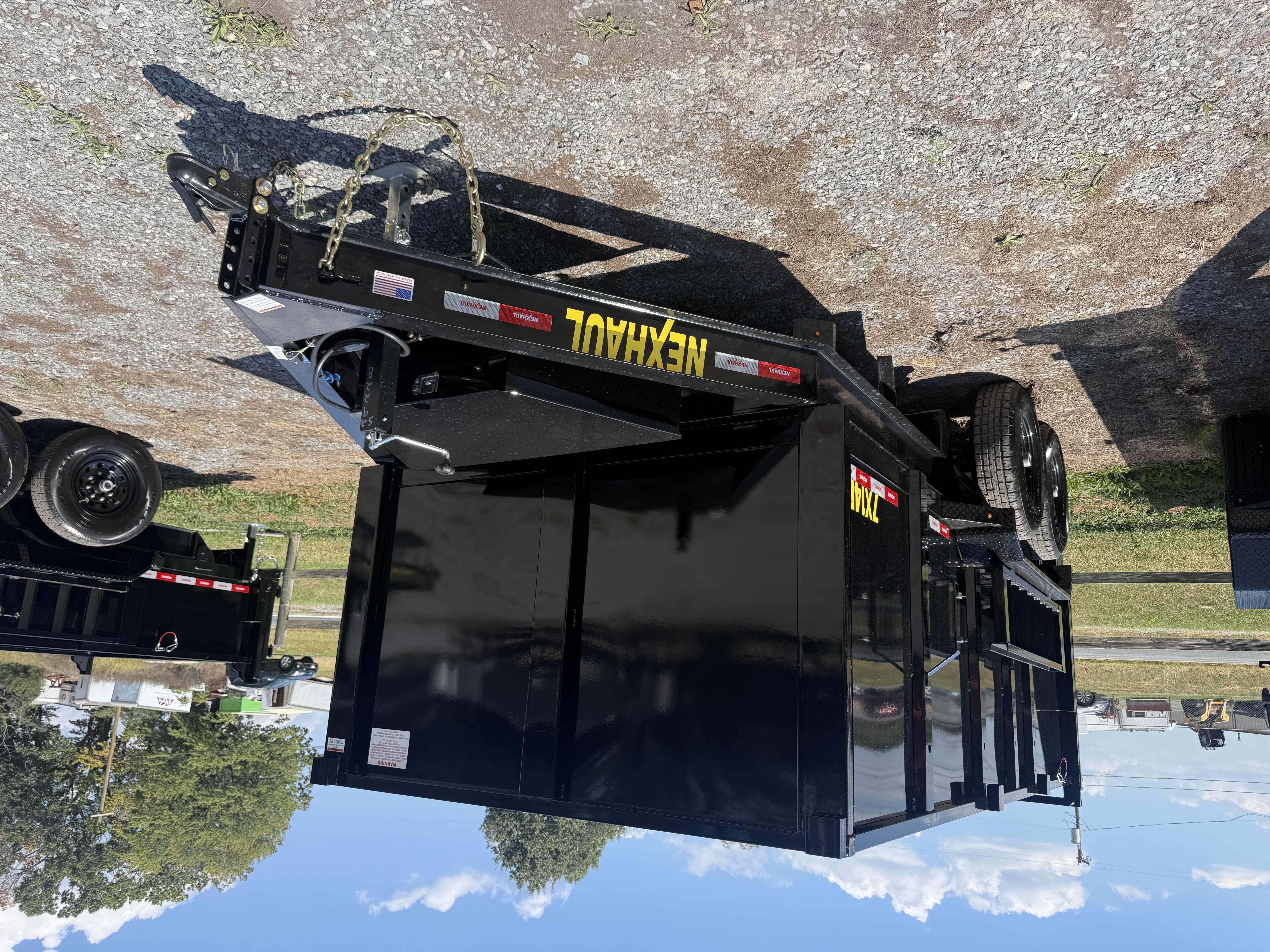 7x14 Nexhaul Dump Trailer W 4ft Walls for sale near Lynchburg VA