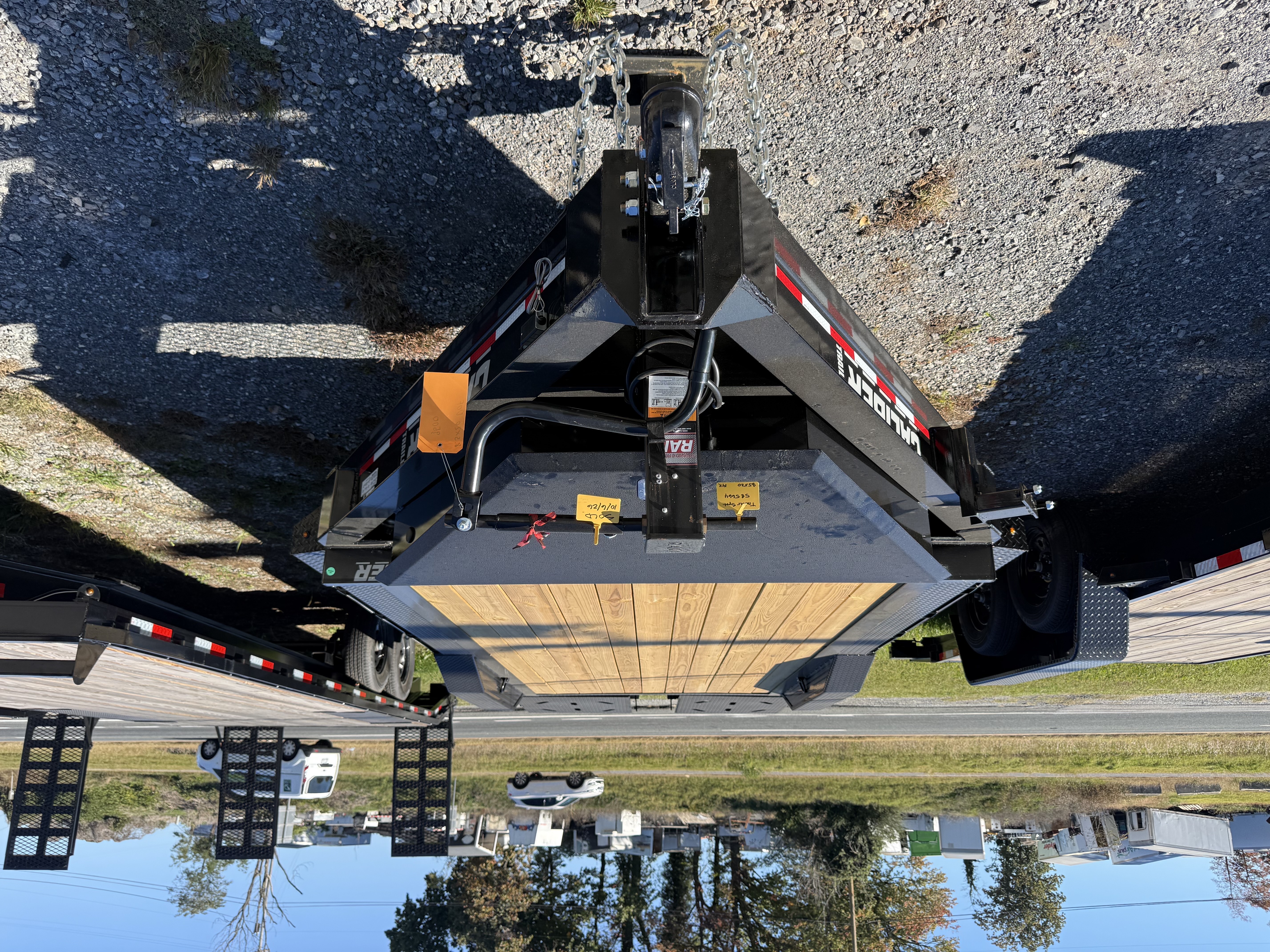 2027 9×20 Equipment Flatbed Trailer photo 2