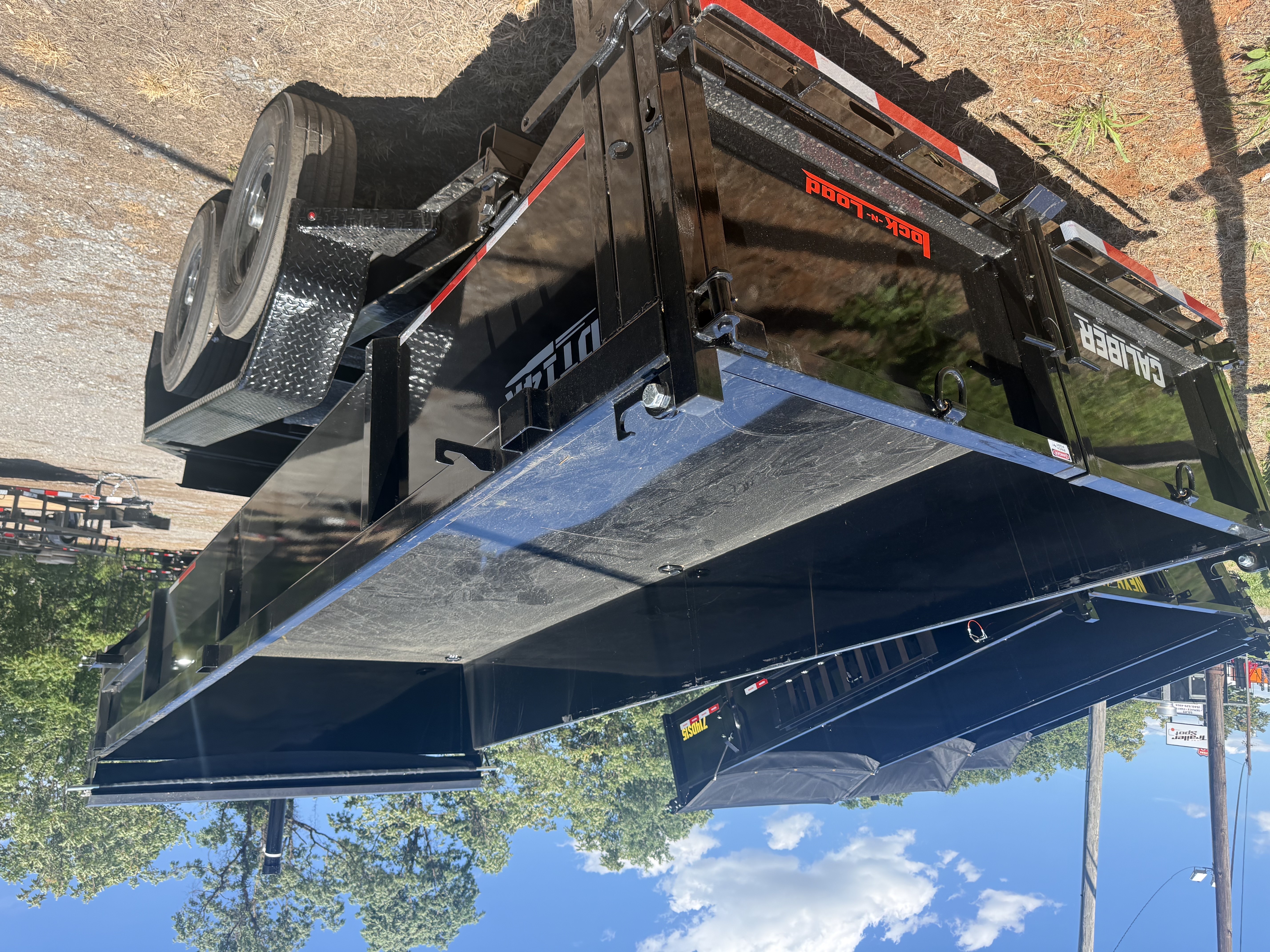 7x16 2 Sides Caliber 14K Dump Trailer for sale near Lynchburg VA