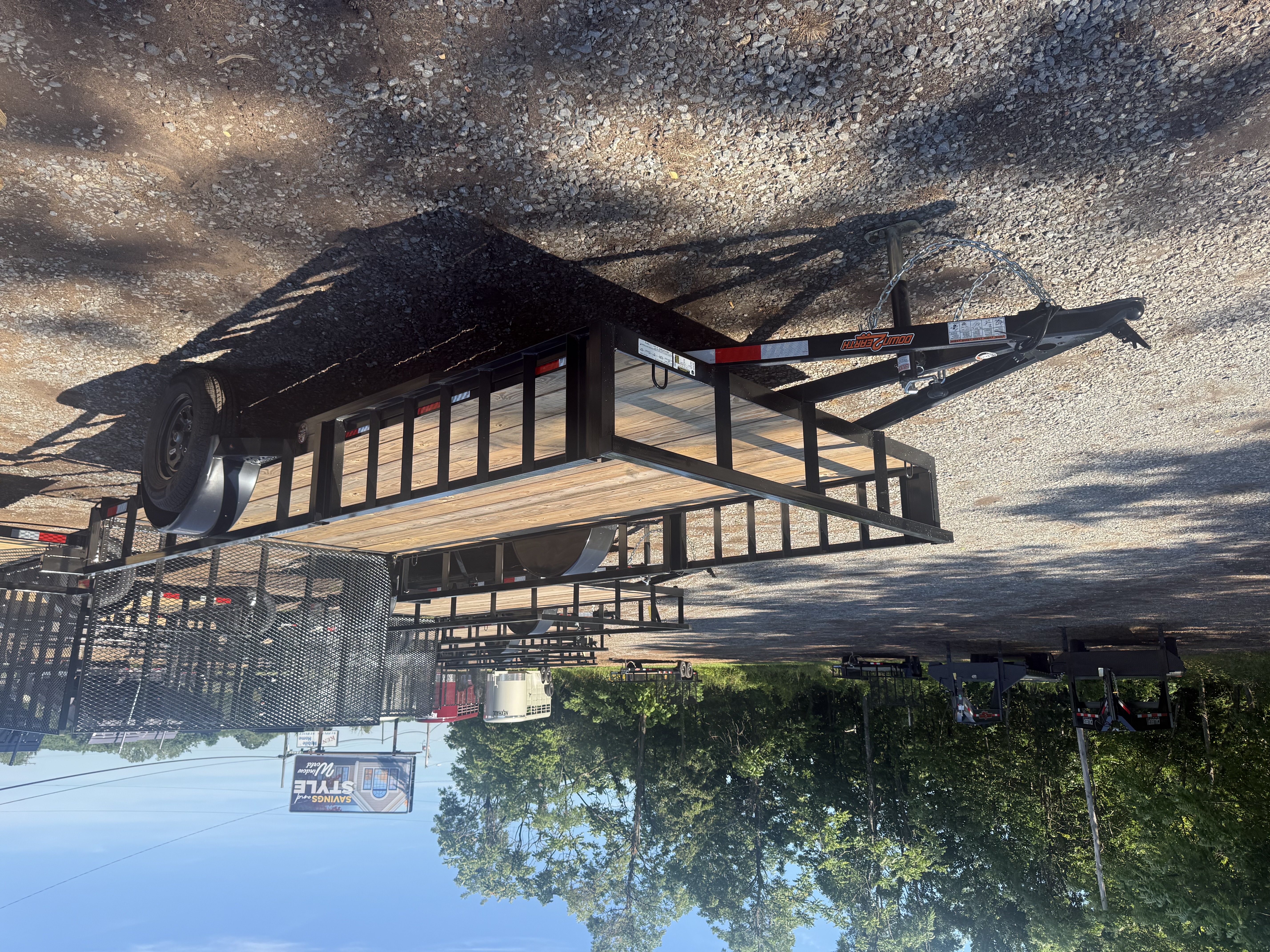 82x14 Single Axle Side Load ATV Style Ramps In Rails for sale near Lynchburg VA
