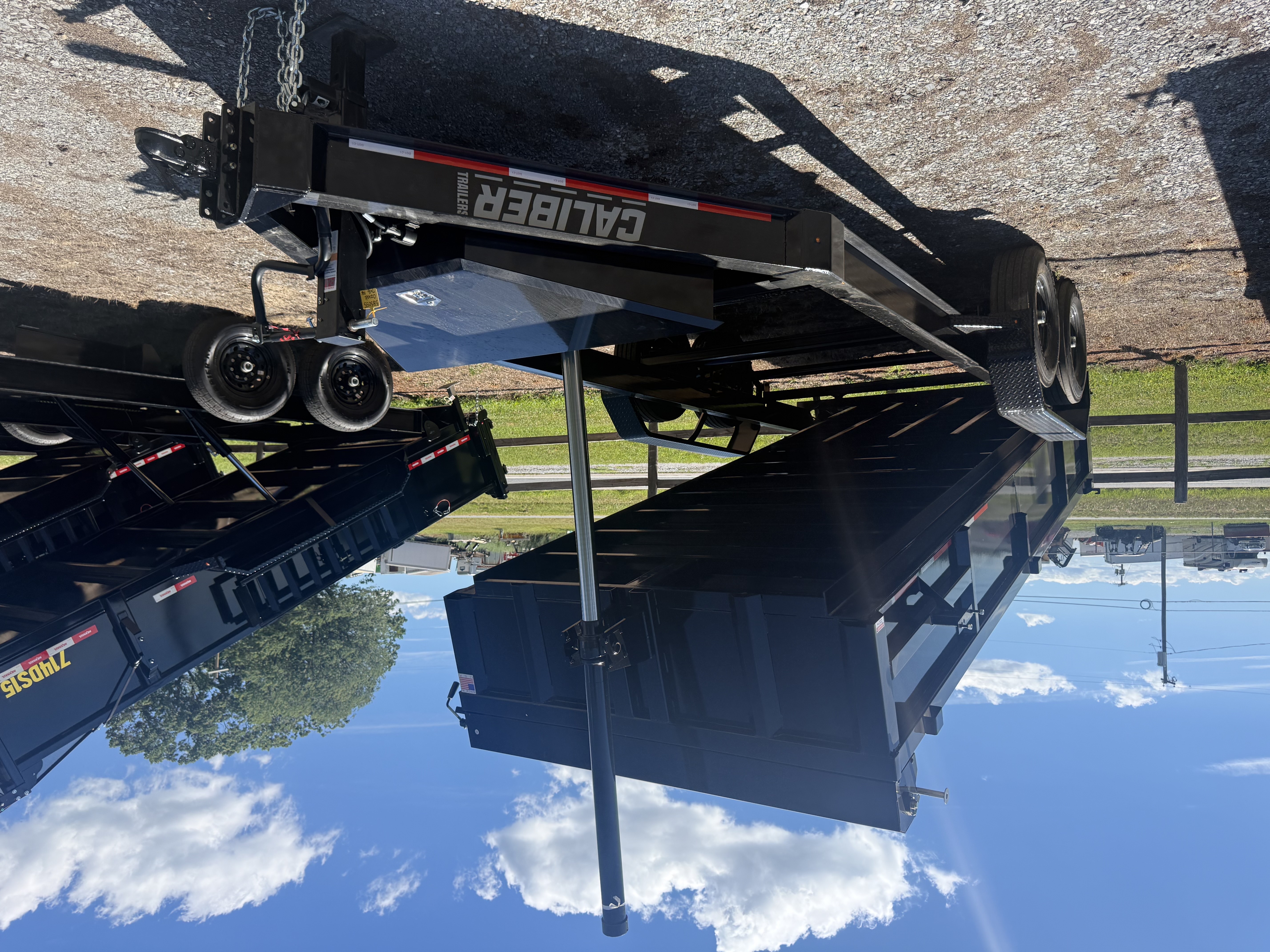 7x16 2 Sides Caliber 14K Dump Trailer for sale near Lynchburg VA