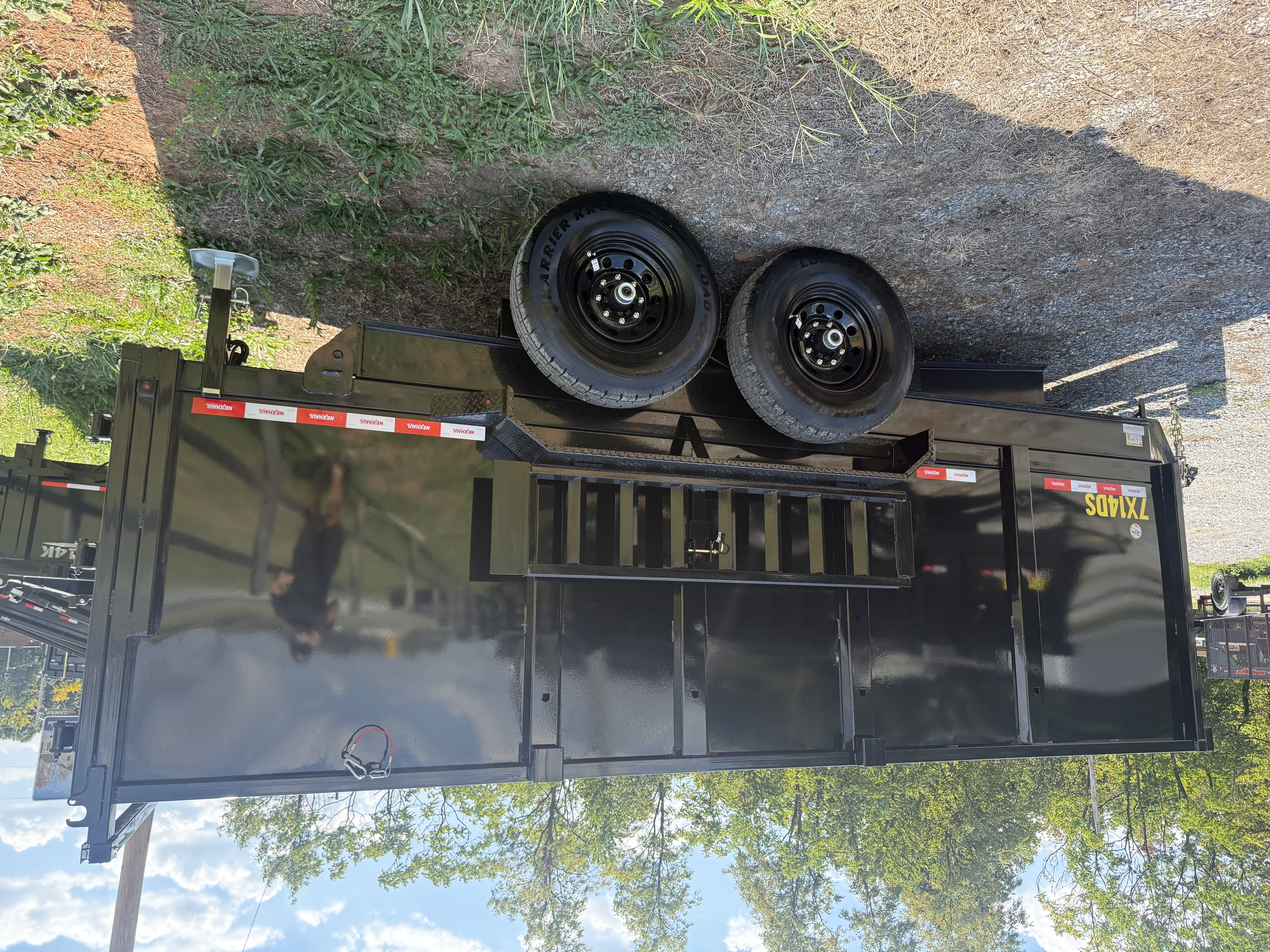 7x14 Nexhaul Dump Trailer W 4ft Walls for sale near Lynchburg VA