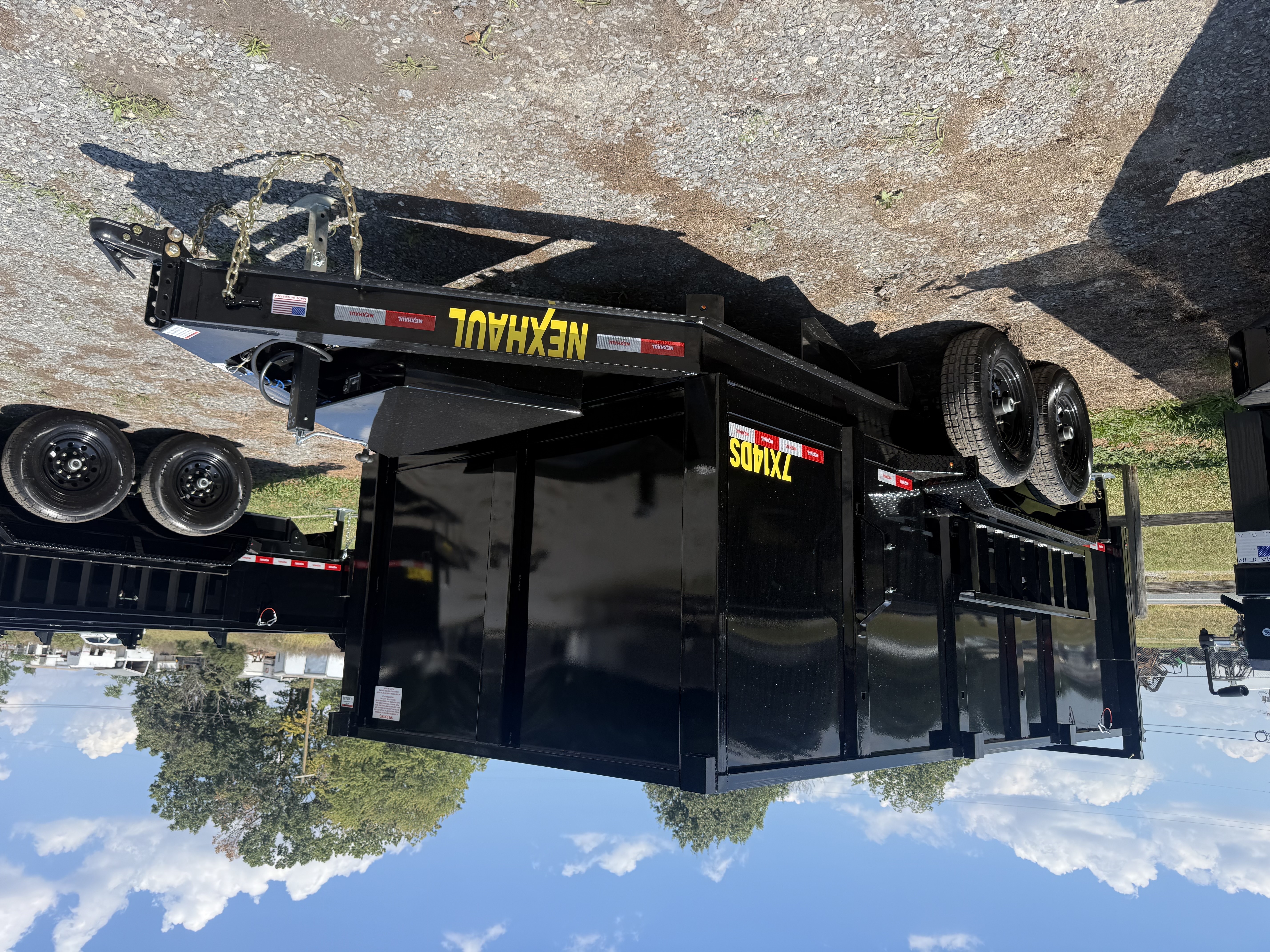 7x14 Nexhaul Dump Trailer W 4ft Walls for sale near Lynchburg VA