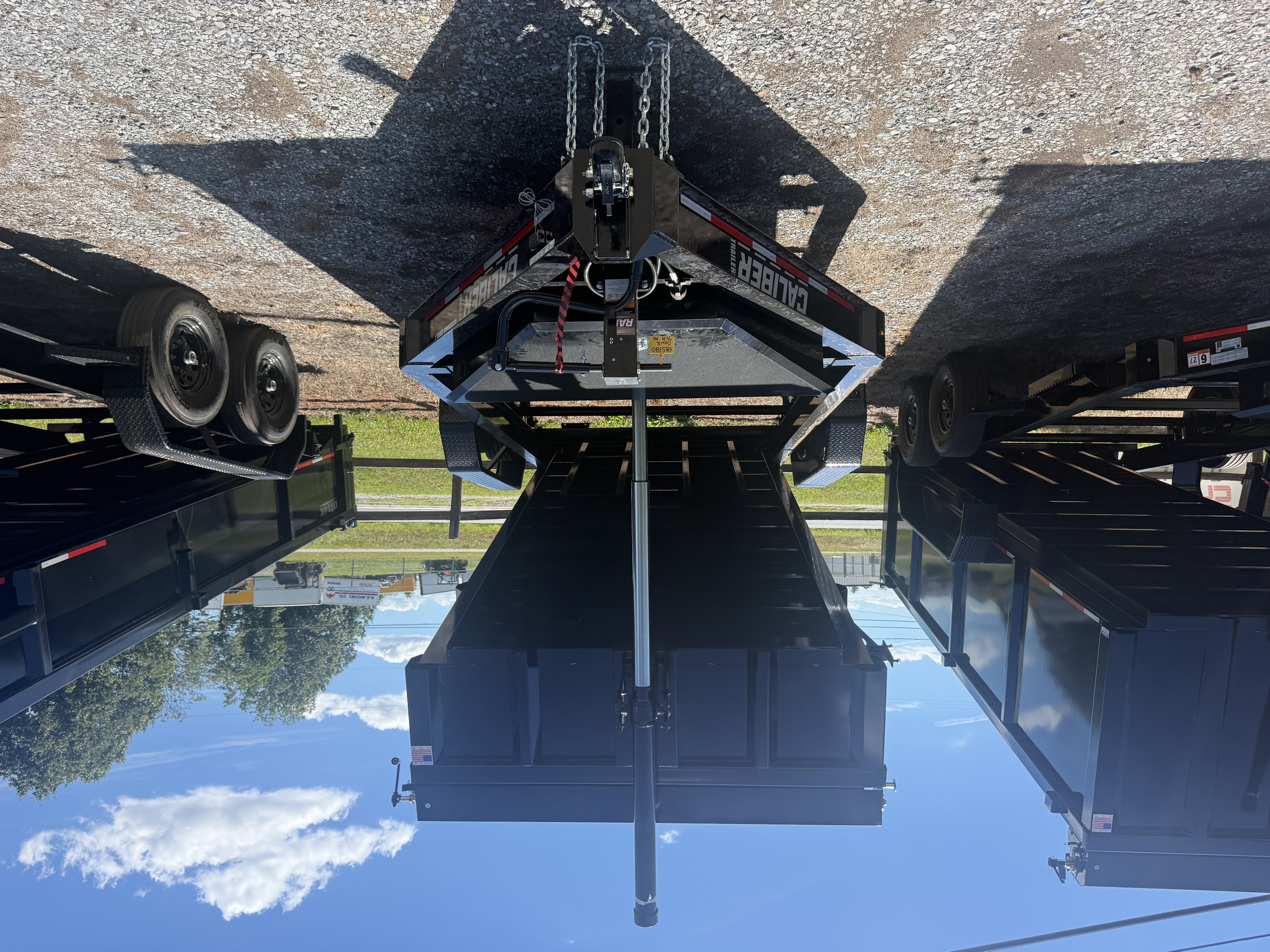 7x14 2 Sides Caliber 14K Dump Trailer for sale near Lynchburg VA