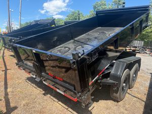 7x14 2 Sides Caliber 14K Dump Trailer for sale near Lynchburg VA