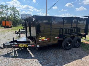 7x14 Nexhaul Dump Trailer W 4ft Walls for sale near Lynchburg VA