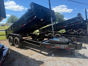 7x14 2 Sides Caliber 14K Dump Trailer for sale near Lynchburg VA