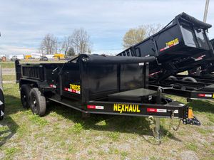 NEXHAUL 7X14 15K SCISSOR LIFT DUMP TRAILER