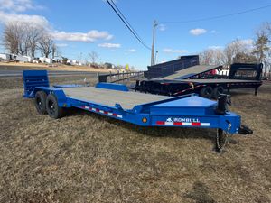 IRONBULL 7X20 EWB 14K GVWR WITH RAMPAGE RAMPS 