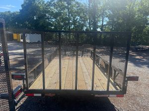 82x14 Single Axle Side Load ATV Style Ramps In Rails for sale near Lynchburg VA