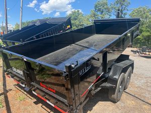 7x16 2 Sides Caliber 14K Dump Trailer for sale near Lynchburg VA