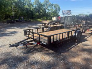 82x14 Single Axle Side Load ATV Style Ramps In Rails for sale near Lynchburg VA