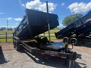 7x16 2 Sides Caliber 14K Dump Trailer for sale near Lynchburg VA