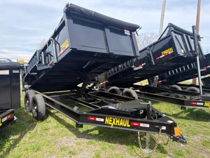 NEXHAUL 7X14 15K SCISSOR LIFT DUMP TRAILER