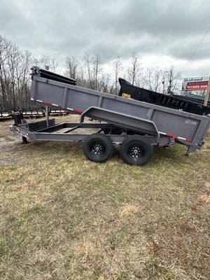 CALIBER 7X14 2' SIDES DUMP TRAILER 14K WITH HYD JACK