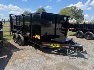 7x14 Nexhaul Dump Trailer W 4ft Walls for sale near Lynchburg VA